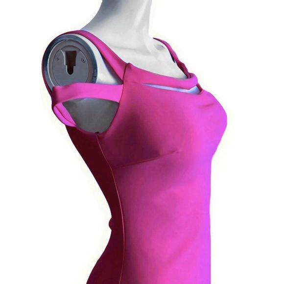 TARIK EIDZ Fuchsia Bodycon Bandage Dress NWT - Picture 6 of 11